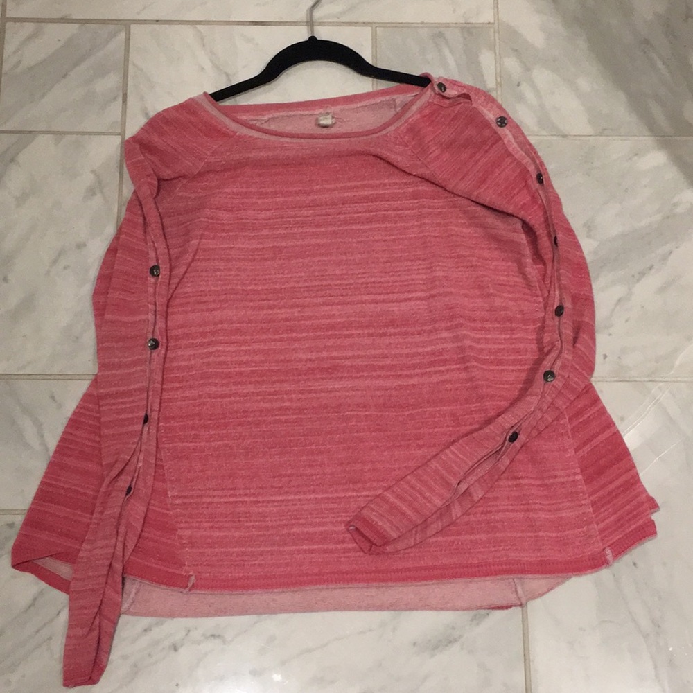 Pink Free People Sweater